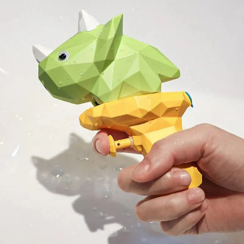 Water Gun Dinosaur Design Movable Eyes Ergonomic Grip Multi-Pack