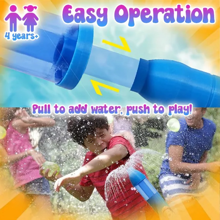 Water Gun Firework-Style Spray Ergonomic Lightweight Child-Friendly