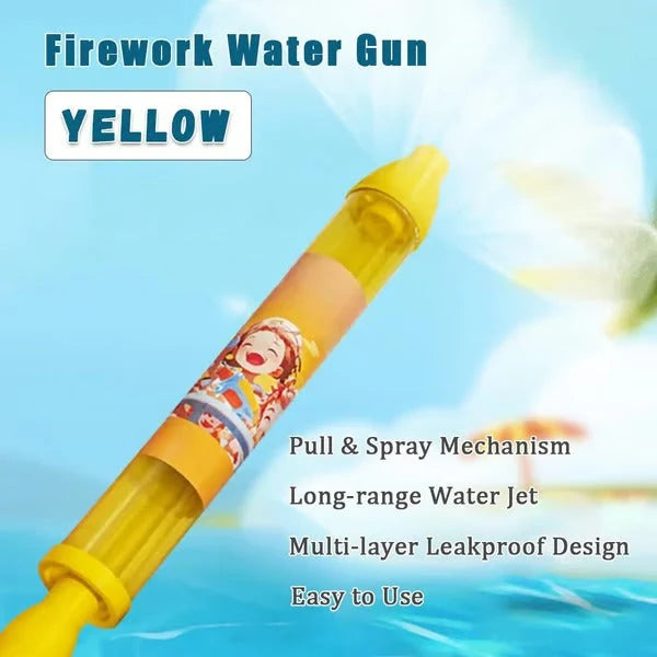 Water Gun Fireworks Spray Long Reach & Large Capacity