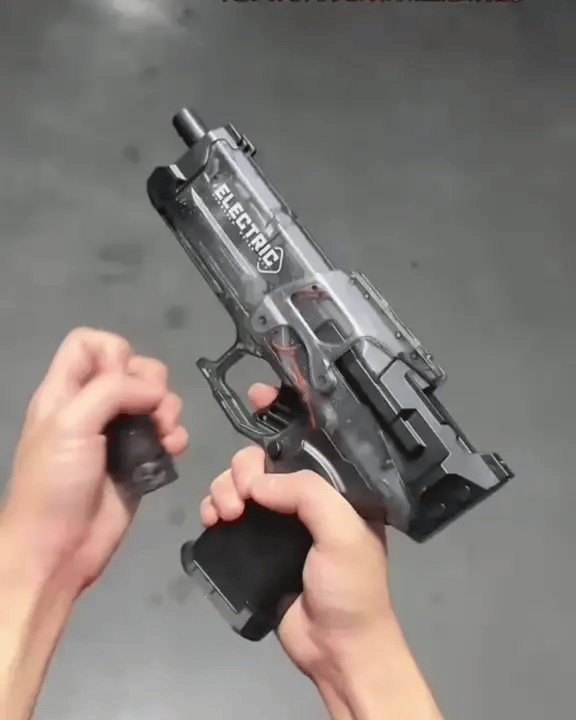 Water Gun LED Lighting & Quiet Silencer 105-Min Playtime