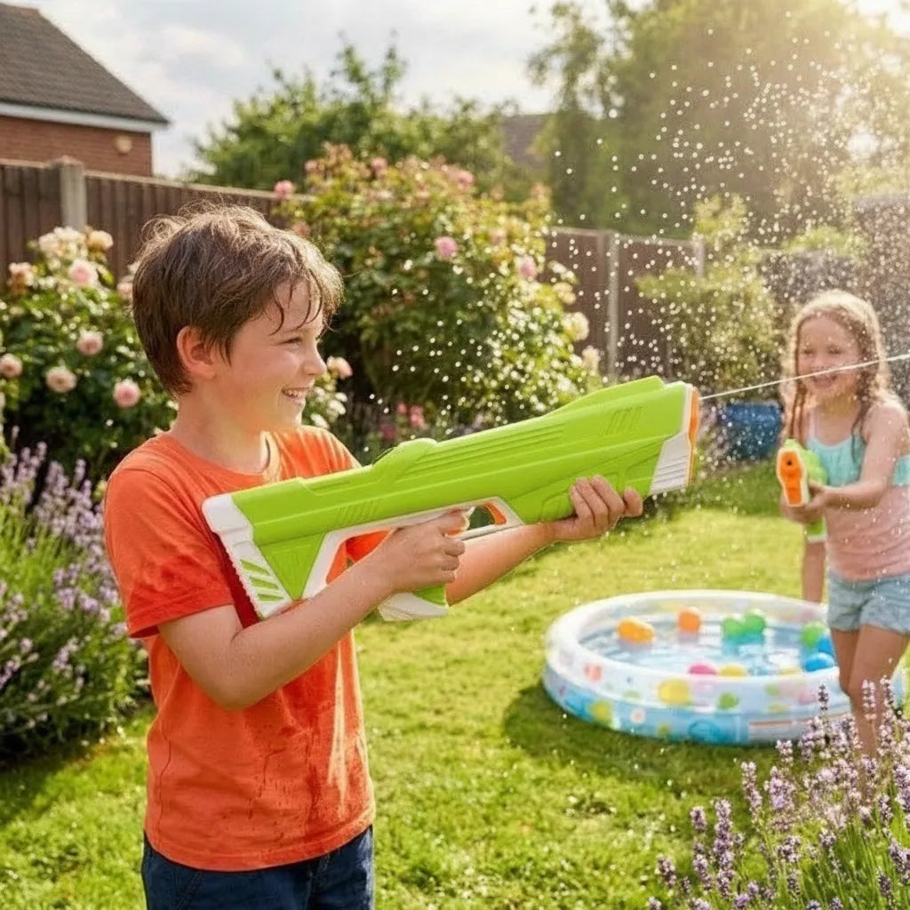 Water Gun Rechargeable Continuous Stream Large Tank