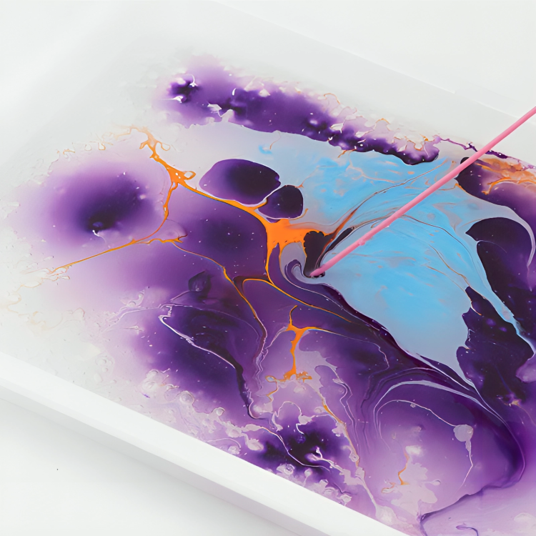 Water Marbling Kit Non-Toxic Washable 6 Or 12 Colors