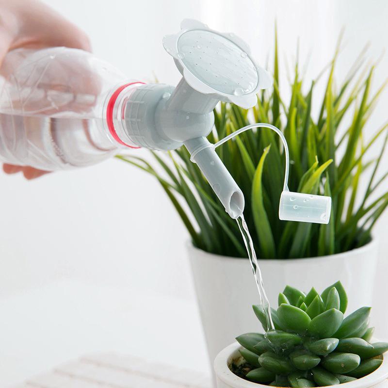 Watering Bottle Attachment Flower-Shaped Universal Fit Spray & Stream