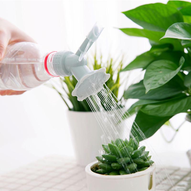 Watering Bottle Attachment Flower-Shaped Universal Fit Spray & Stream