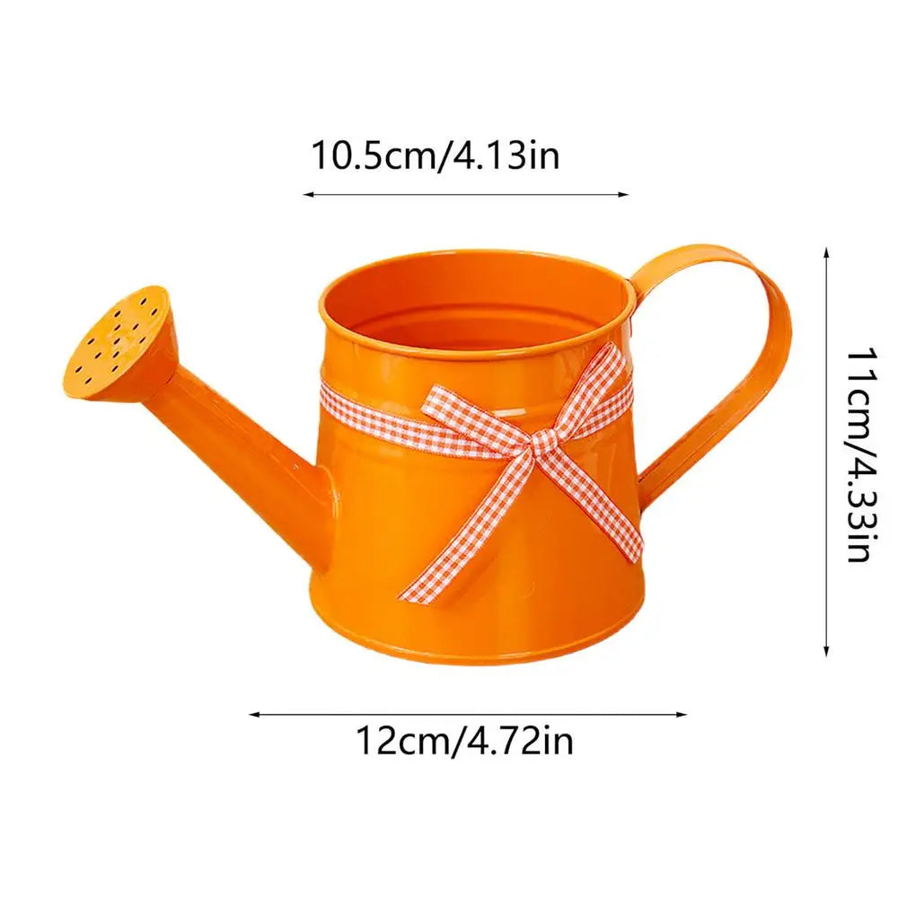 Watering Can Painted Steel Perforated Sprinkler Head One-Hand Handle