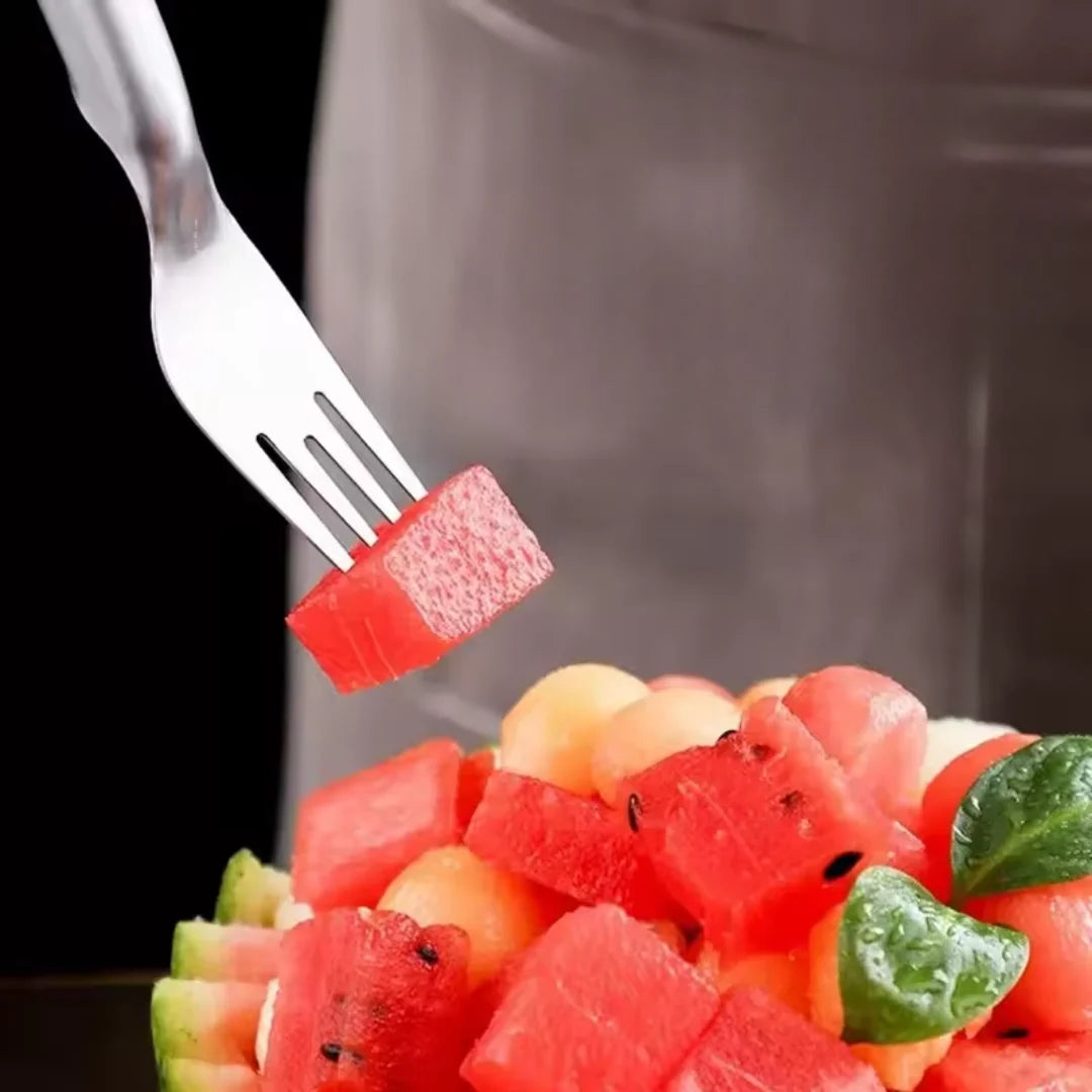 Watermelon Cube Cutter 2-in-1 Stainless Steel Dishwasher Safe