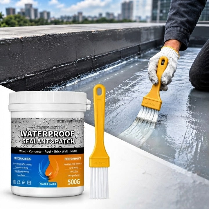 Waterproof Sealant Brush-On Multi-Surface Weather-Resistant