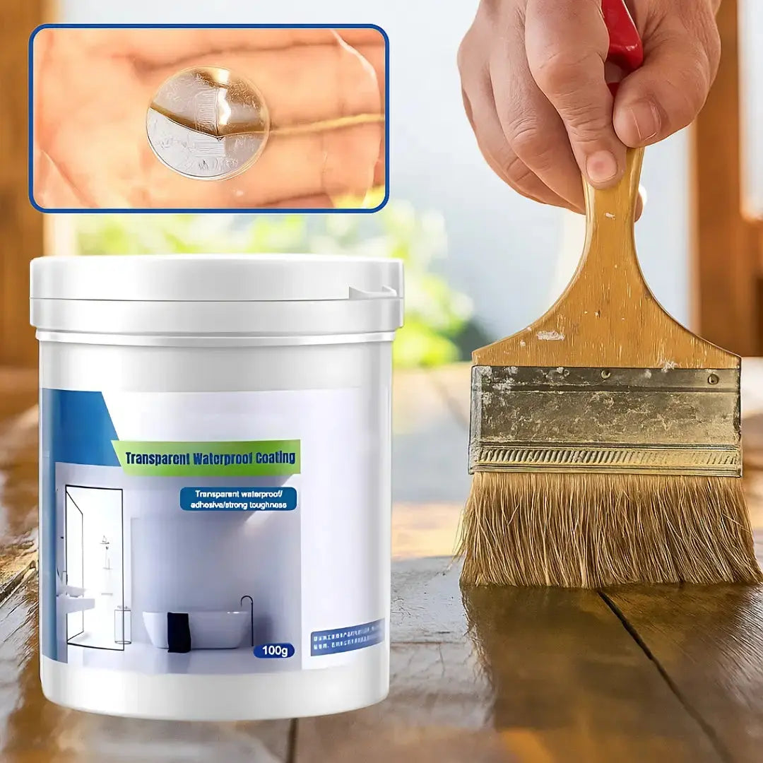 Waterproof Sealing Coating Transparent & Odorless Weatherproof 100 g Bottle