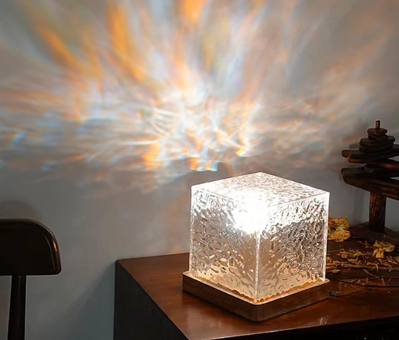 Wave Lamp USB Rechargeable 16 Colors & Remote Control