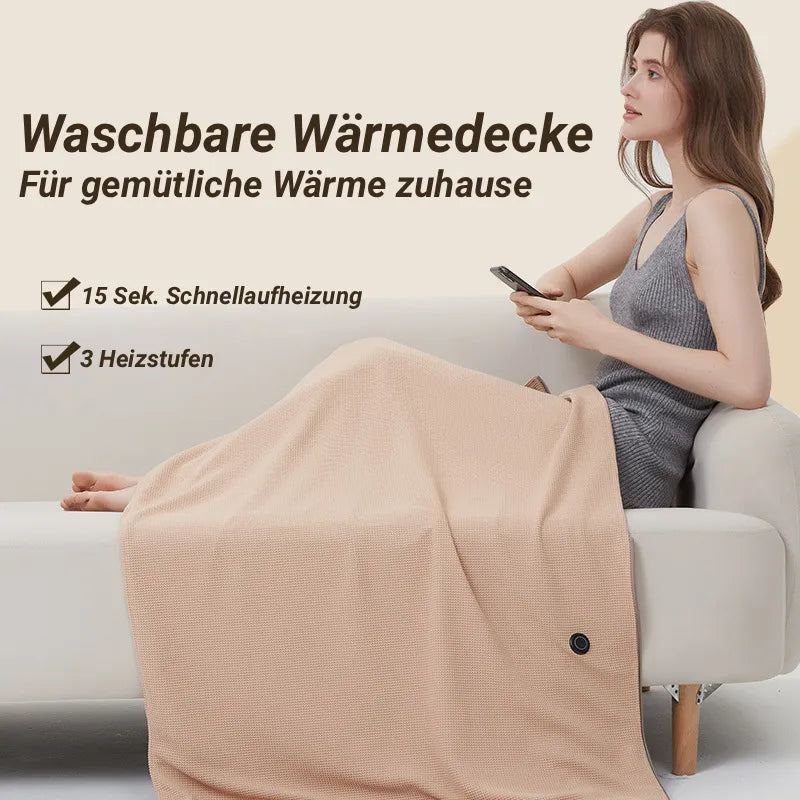 Wearable Heated Blanket USB-Powered Adjustable Heat