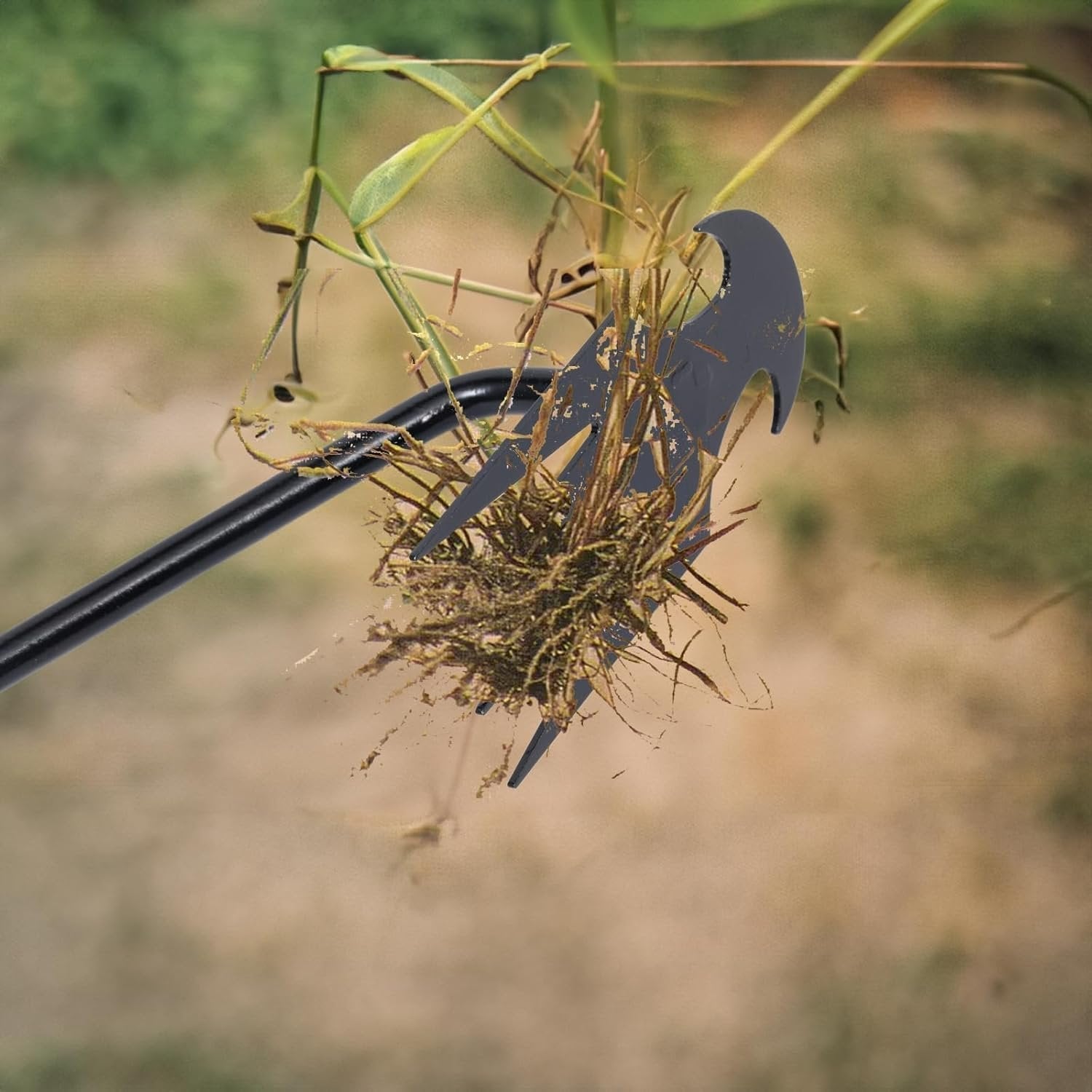 Weed Puller Back-Friendly 4-Tine Manganese Steel