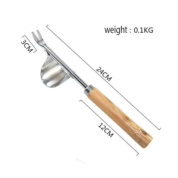Weed Puller V-Shaped Steel Fork Lever Action