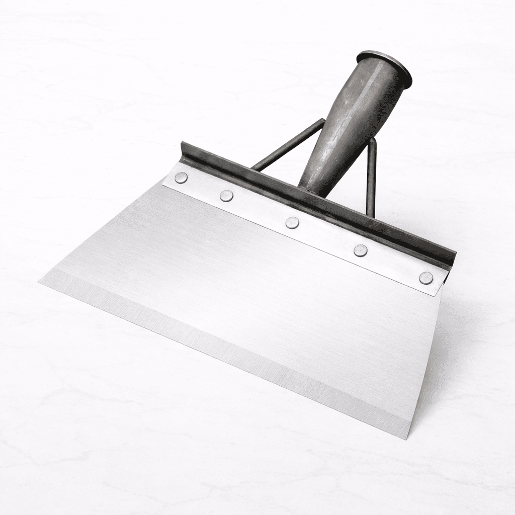 Weed Scraper Manganese Steel Blade Adjustable Wooden Handle