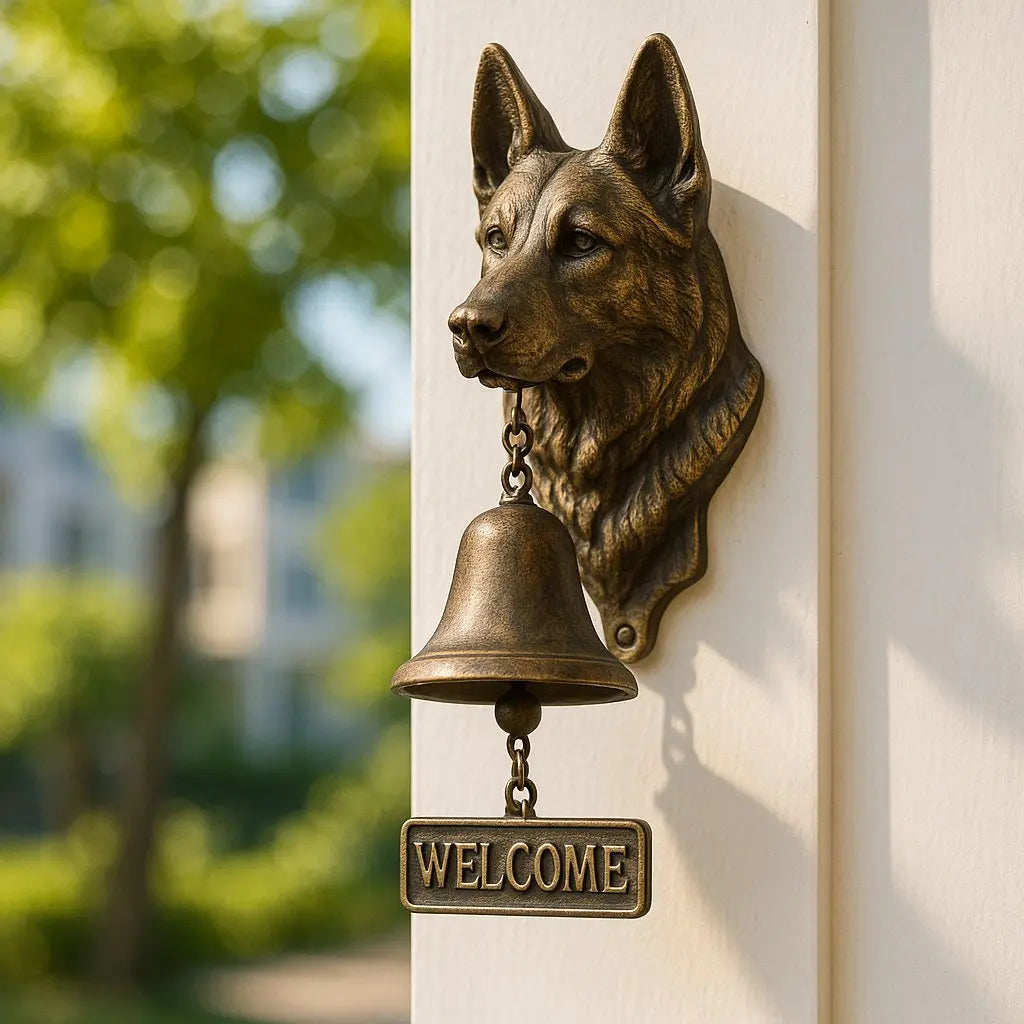 Welcome Bell Handcrafted Cast Iron Weather-Resistant