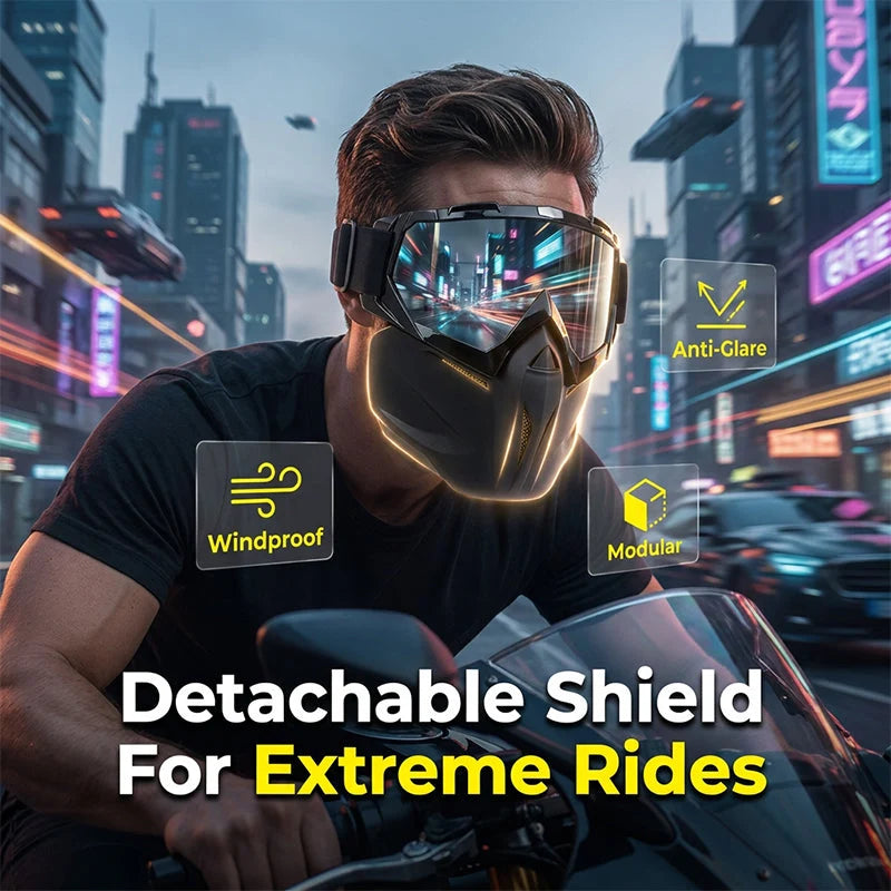 Welding Face Shield 2-in-1 Impact-Resistant Polycarbonate Anti-Fog