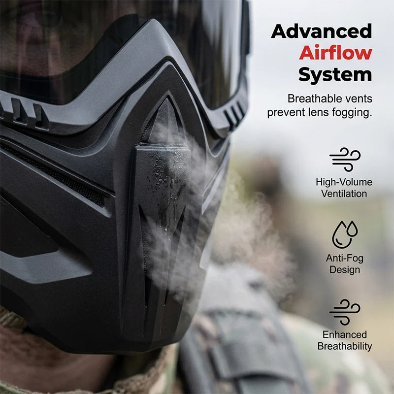 Welding Face Shield 2-in-1 Impact-Resistant Polycarbonate Anti-Fog