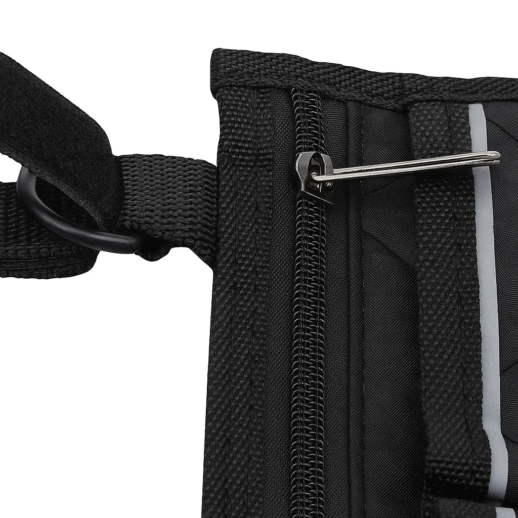 Wheelchair Side Bag Quick-Access Quilted Water-Resistant & Reflective