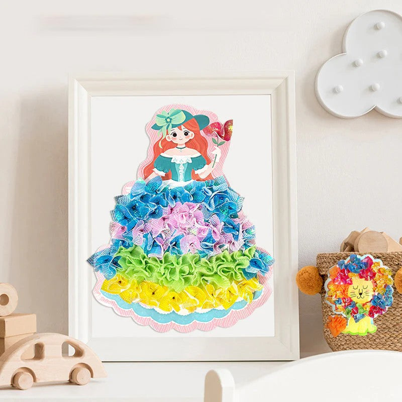 Whiteboard Sticker Kit Princess & Fairy Wooden Stylus