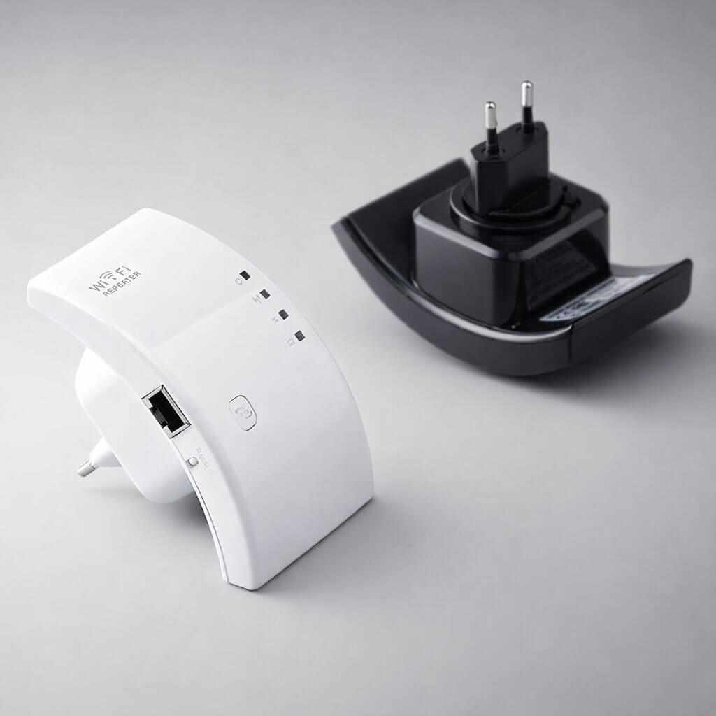 Wi-Fi Repeater Plug & Play Up to 300 Mbps