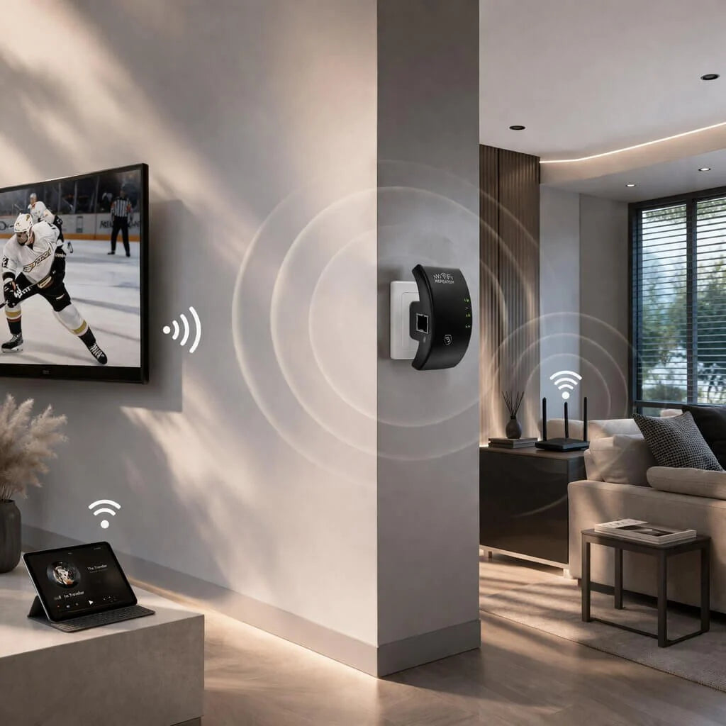 WiFi Signal Booster Extended Range Plug & Play