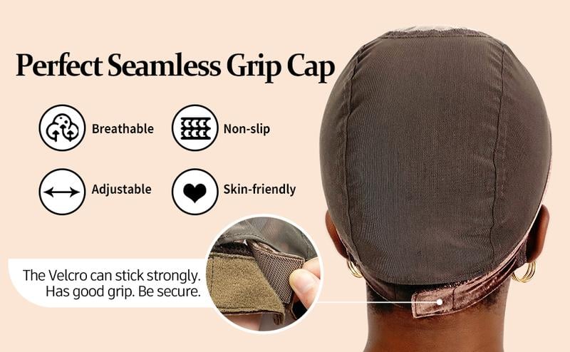 Wig Grip Cap Invisible Non-Slip Velvet Edge