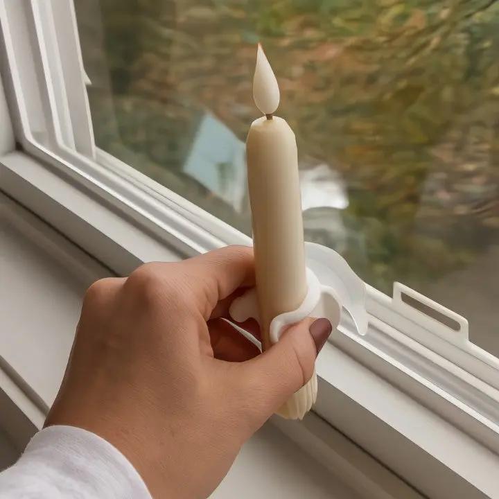 Window Candles 6-Pack Realistic Flicker Dusk Sensor & Timer