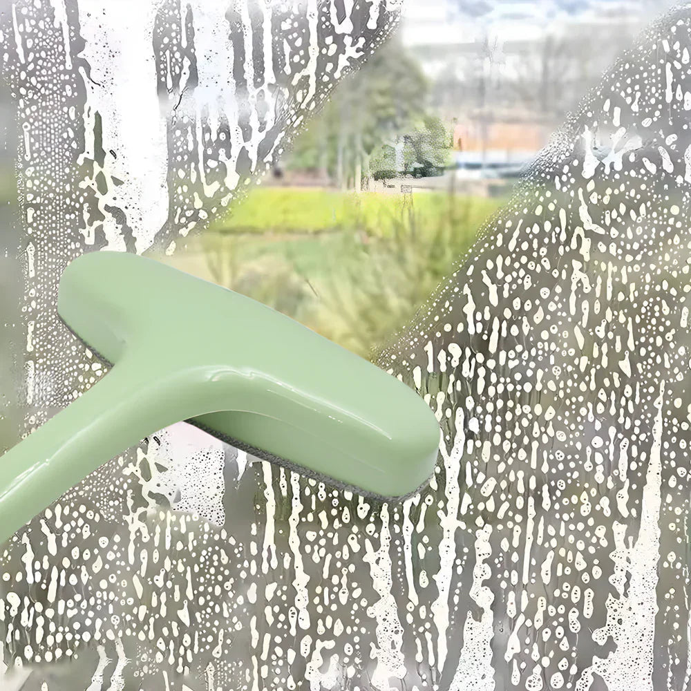 Window Cleaner Telescopic Handle Extendable 59 In Velvety Squeegee