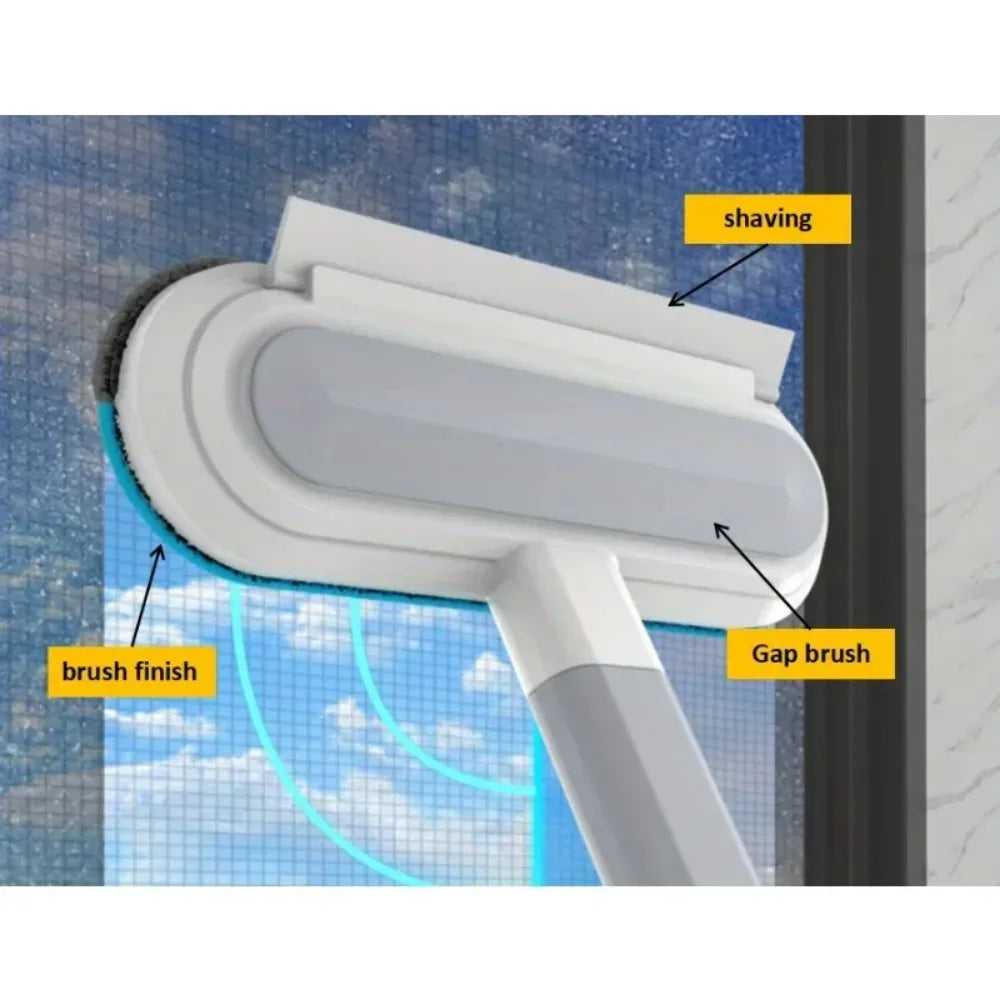 Window Cleaning Brush Microfiber & PVA Streak-Free
