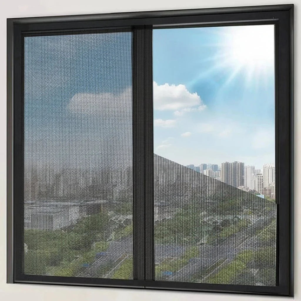 Window Fly Screen Fiberglass Cut-To-Size Hook & Loop