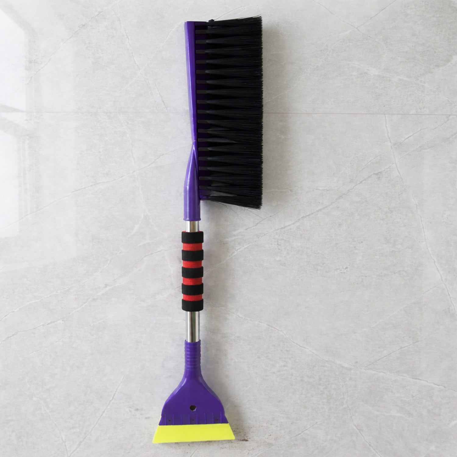 Window Frame Cleaning Brush 2-in-1 Scraper Non-Slip Handle