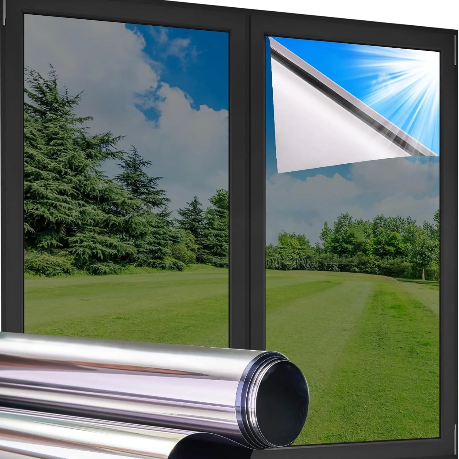 Window Privacy Film Daytime One-Way 99% UV Protection