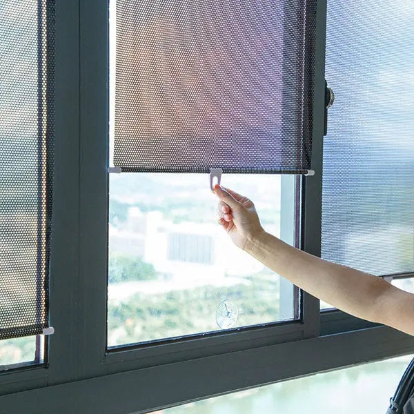 Window Roller Blind Heat-Reducing Glare Protection