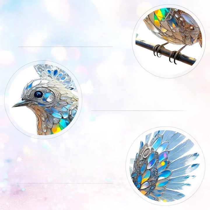 Window Suncatcher Iridescent Acrylic Hanging Hook Included
