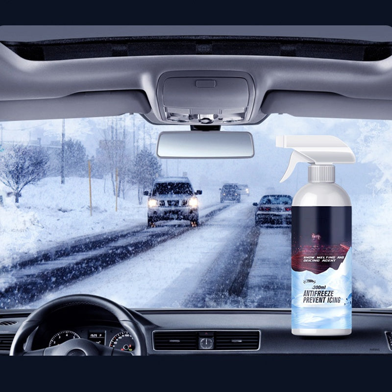 Windshield De-Icer Spray Instant Ice Removal Water-Based Paint-Safe