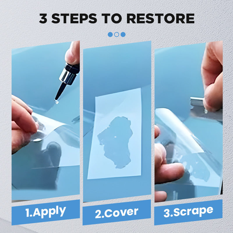 Windshield Repair Kit UV Protective Resin & Fast Drying