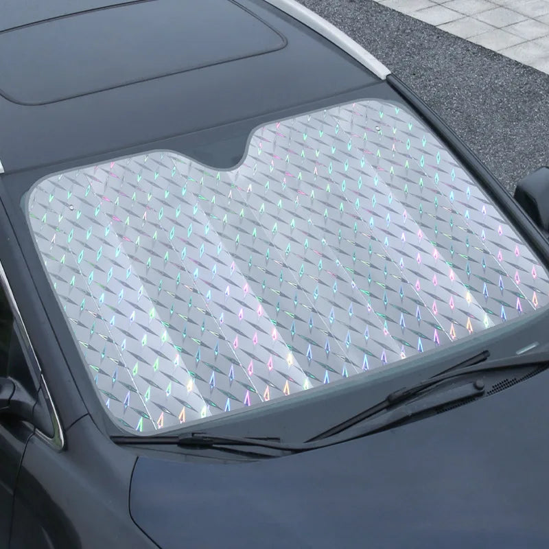 Windshield Sunshade Multi-Layer Reflective Aluminum UV & Heat Protection