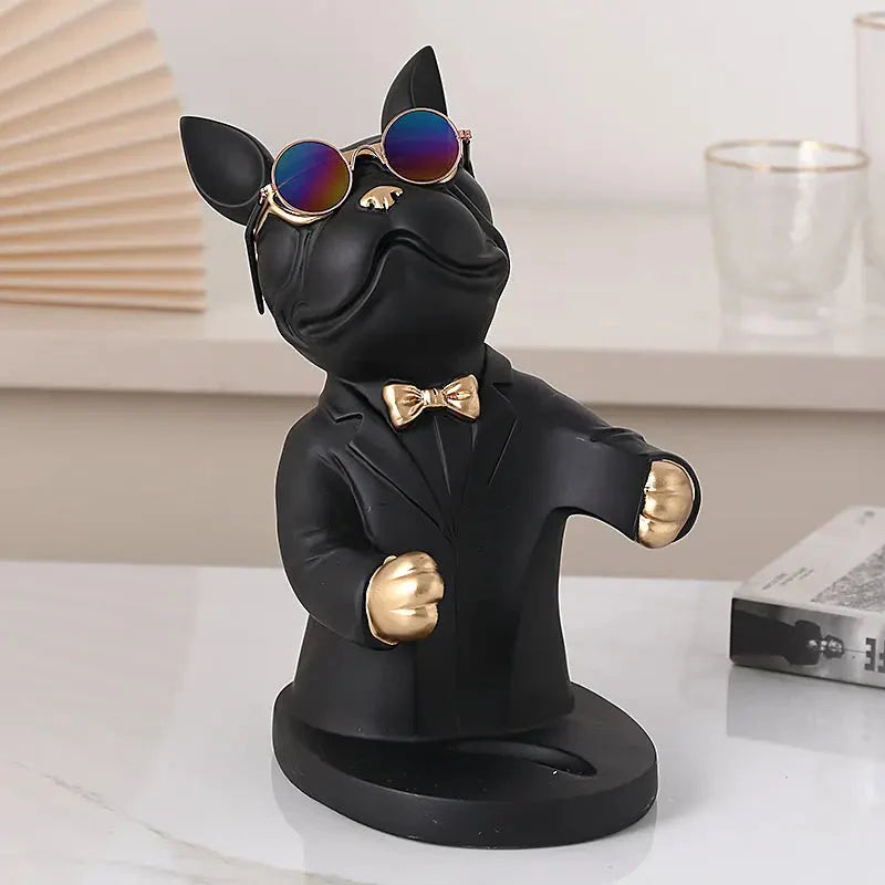 Wine Glass Holder Handcrafted Dog-Shaped Secure Hold