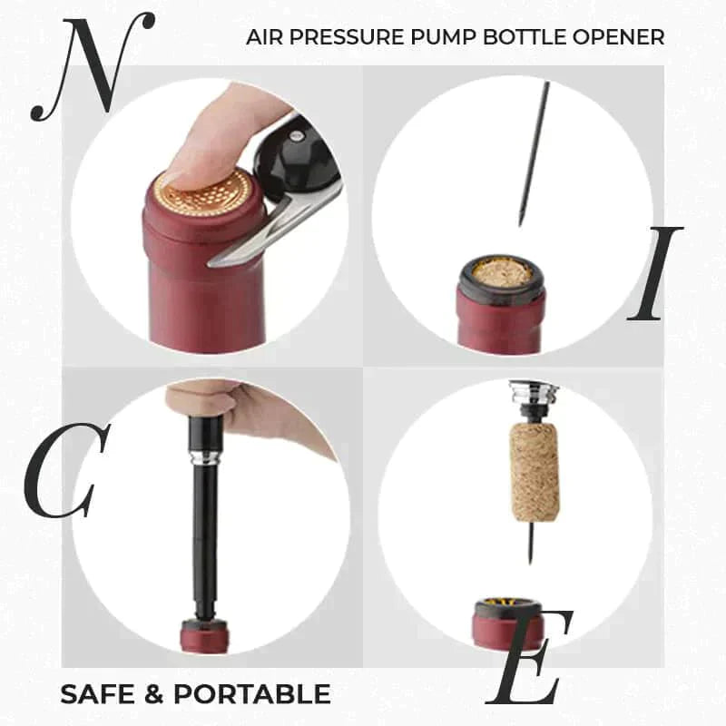 Wine Opener Air Pressure Stainless Steel Needle