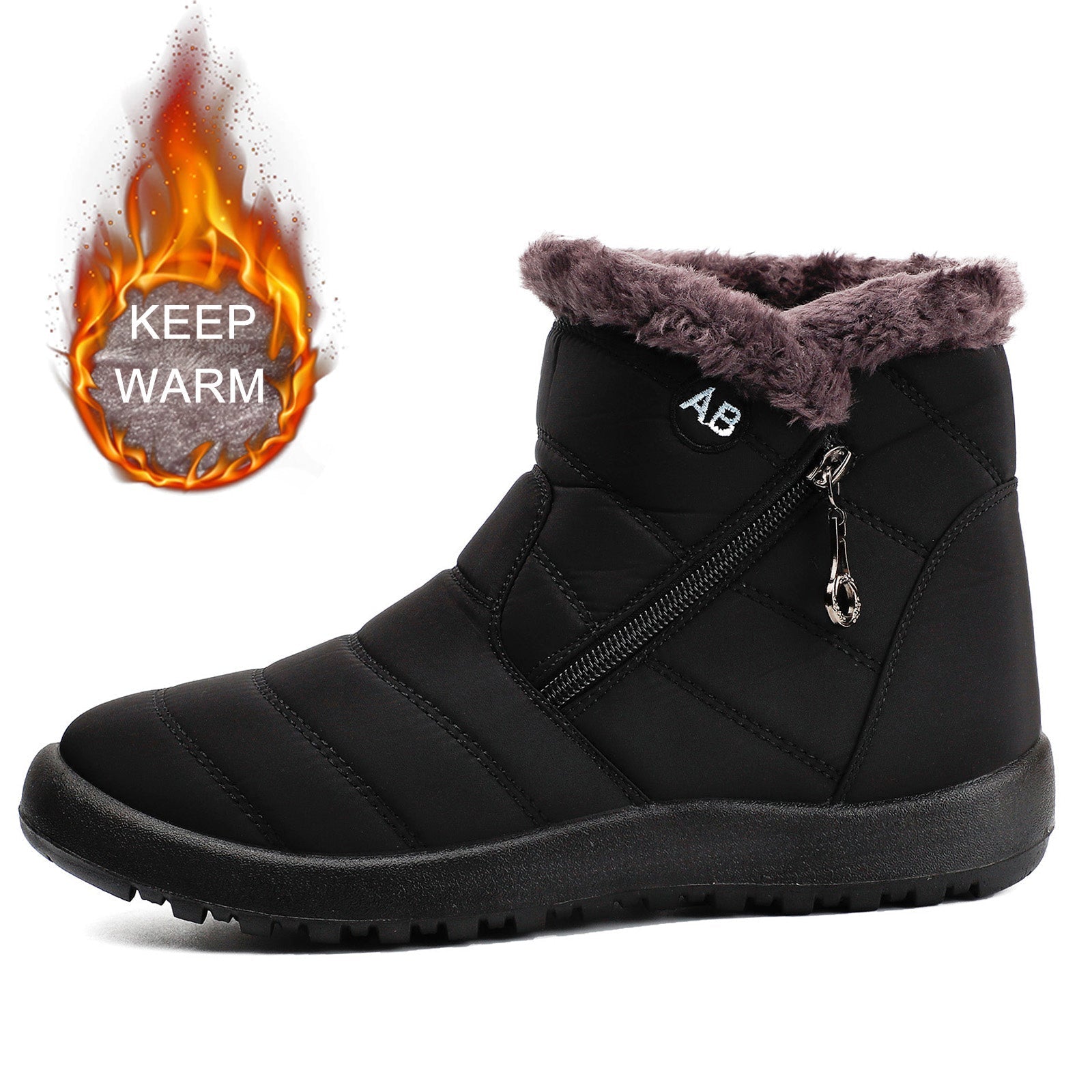 Winter Boots Insulated & Waterproof Non-Slip Sole
