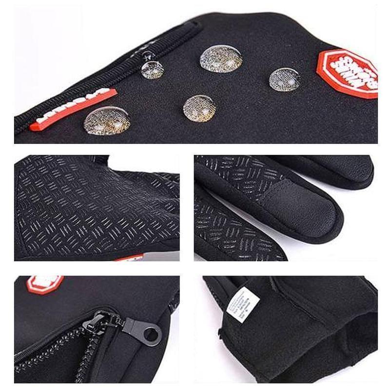 Winter Gloves Waterproof & Windproof Fleece Lined