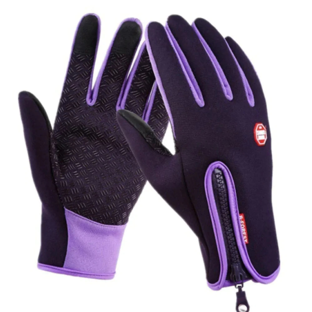 Winter Gloves Waterproof & Windproof Fleece Lined