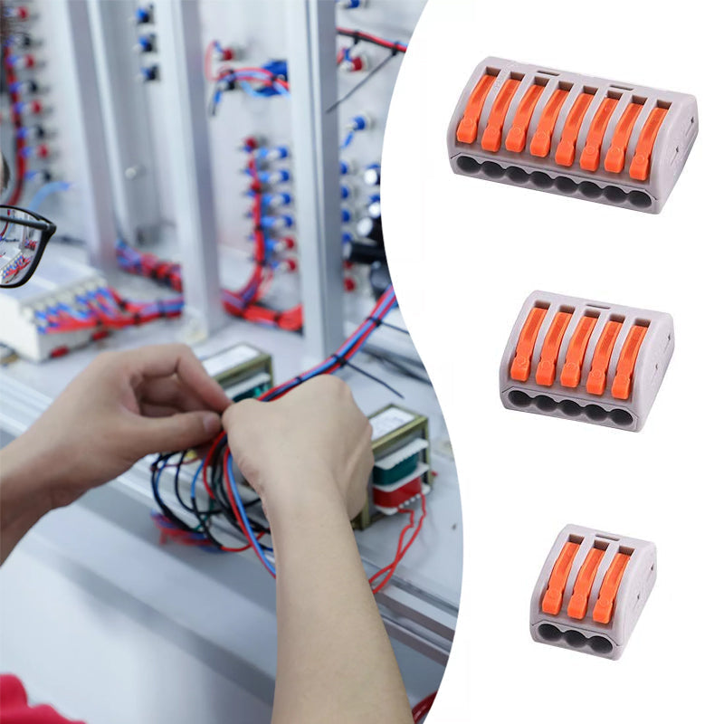 Wire Connector Set Tool-Free Lever Set of 10