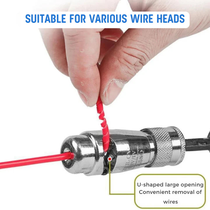 Wire Stripper Set Drill-Compatible Twist-Lock 5-Piece