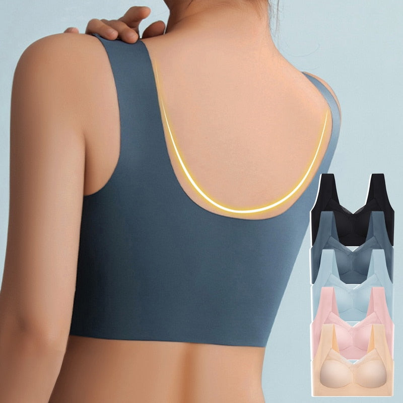 Wireless Bralette Seamless Invisible Soft Stretch