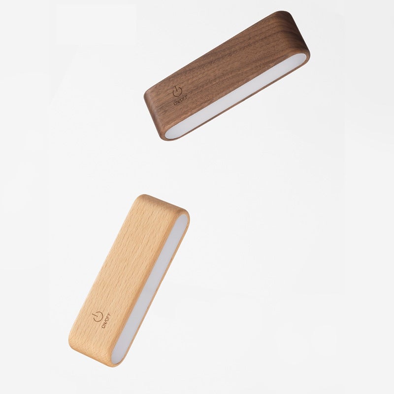 Wireless Charging Dock Solid Wood Magnetic Snap