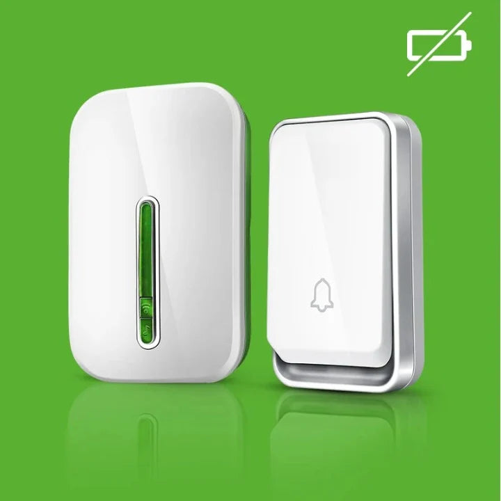 Wireless Doorbell Kinetic-Powered & Battery-Free 394 Ft Range