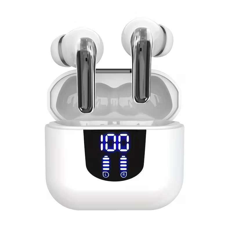 Wireless Earbuds 30-Hour Battery Clear Stereo & Mic