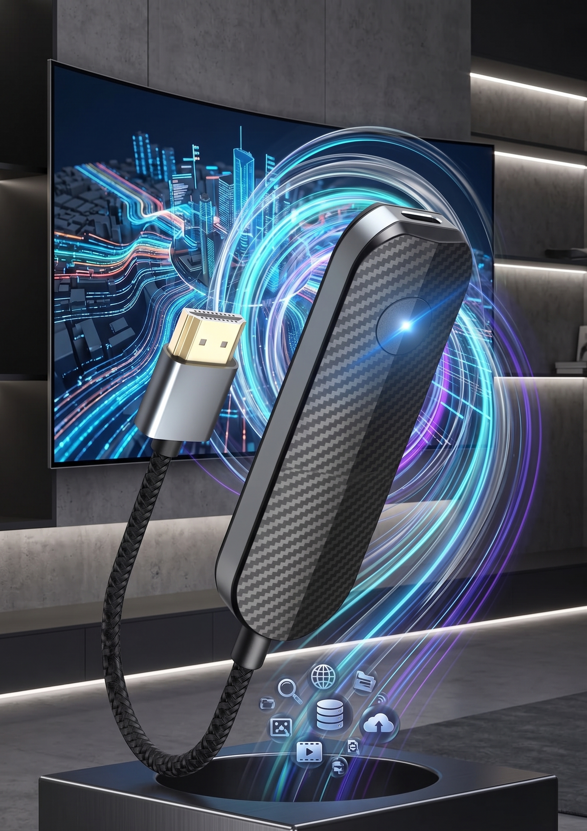 Wireless HDMI Adapter 1080p Full HD USB-Powered