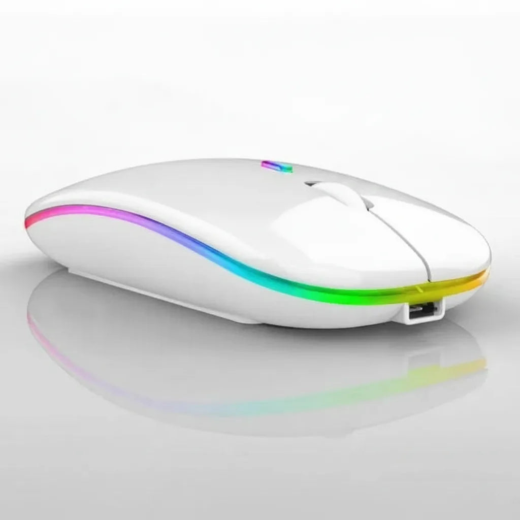 Wireless Mouse Rechargeable Bluetooth 5.2 & 2.4 GHz Ergonomic