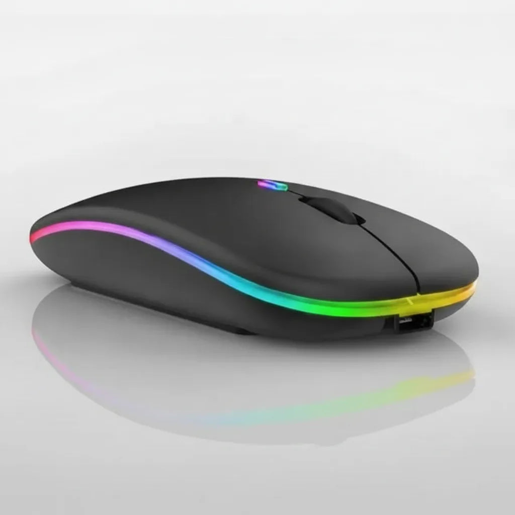 Wireless Mouse Rechargeable Bluetooth 5.2 & 2.4 GHz Ergonomic